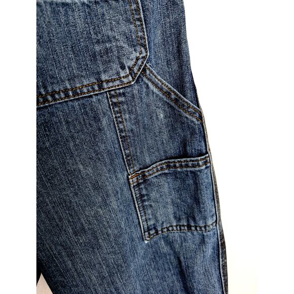 Lee loose fit mens jeans 32x 3 Distressed pant leg both legs  at heel Med Weight - Picture 8 of 10